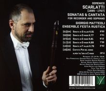 Domenico Scarlatti (1685-1757): Sonaten &amp; Kantate, CD