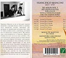 Francesco Mancini (1672-1737): Sonaten für Blockflöte &amp; Bc (London 1724) Vol.1, CD