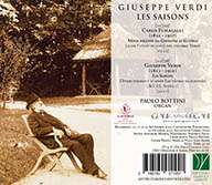 Giuseppe Verdi (1813-1901): Les Saisons (Divertissement d'apres Les Vepres Siciliennes) für Orgel, CD