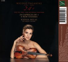 Niccolo Paganini (1782-1840): Capricen op.1 Nr.1-24 für Violine solo, CD