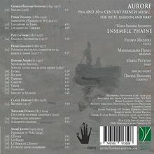 Aurore - 19th &amp; 20th Century French Music for Flute,Basson and Harp, CD