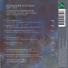 Alexander Scriabin (1872-1915): Symphonien Nr.1-3 für Klavier 4-händig &amp; für 2 Klaviere, 3 CDs