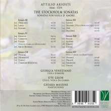 Attilio Ariosti (1666-1729): Sonaten Nr. 3,4,7,12-14 für Viola d'amore &amp; Bc (Stockholm Sonatas), CD