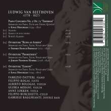 Ludwig van Beethoven (1770-1827): Klavierkonzert Nr.5 (arrangiert für Klavier,Flöte,Streichquintett von Ignaz Moscheles), CD