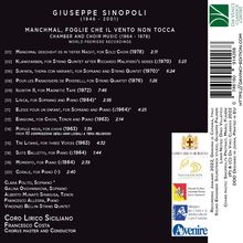 Giuseppe Sinopoli (1946-2001): Kammermusik,Klavierwerke,Chormusik, CD