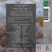 Gustav Mahler (1860-1911): Symphonie Nr.4 (arr.für Kammerensemble von Erwin Stein), CD