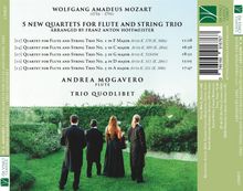 Wolfgang Amadeus Mozart (1756-1791): 5 neue Flötenquartette (in der Bearbeitung von Franz Anton Hoffmeister), CD