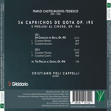 Mario Castelnuovo-Tedesco (1895-1968): 24 Caprichos de Goya op.195, 2 CDs