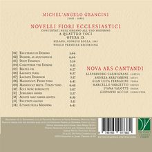 Michelangelo Grancini (1605-1669): Novelli Fiori Ecclesiastici a quattro voci Opera IX, CD