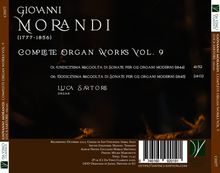 "Giovanni Morandi (1777-1856) Complete Organ Works Vol. 9, Luca Sartore, Organ. Stücke von 1844 und 1845 mit Laufzeiten."