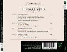 CHAMBER MUSIC WITH GUITAR VOL. 1. Werke von Ferdinand Rebay. Mitwirkende: Sara Franchini, Francesco Braggio und andere.