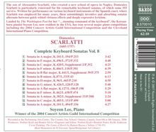 Domenico Scarlatti (1685-1757): Klaviersonaten Vol.8, CD