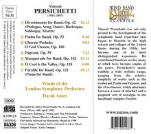 Vincent Persichetti (1915-1987): Kammermusik für Bläser, CD