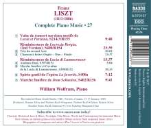 Franz Liszt (1811-1886): Klavierwerke Vol.27, CD