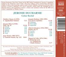 Jerome Ducharme- Guitar Recital, CD