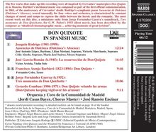 Comunidad de Madrid Orchestra - Don Quixote in Spanish Music, CD