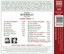 Joaquin Rodrigo (1901-1999): Gitarrenwerke Vol.1, CD