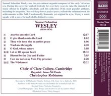 Samuel Sebastian Wesley (1810-1876): Anthems, CD