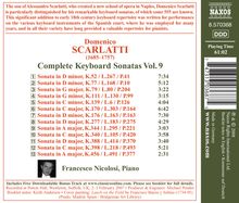 Domenico Scarlatti (1685-1757): Klaviersonaten Vol.9, CD