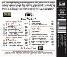 Joaquin Turina (1882-1949): Klavierwerke Vol.5, CD