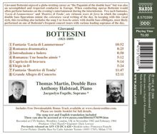 Giovanni Bottesini (1821-1889): Werke für Kontrabass &amp; Klavier, CD