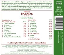 Feliksas Bajoras (geb. 1934): Symphonie Nr.2, CD