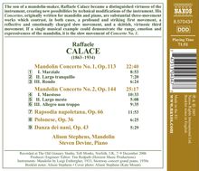 Raffaele Calace (1863-1934): Mandolinenkonzerte Nr.1 &amp; 2 (für Mandoline &amp; Klavier), CD