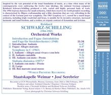 Reinhard Schwarz-Schilling (1904-1985): Orchesterwerke Vol.1, CD