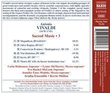 Antonio Vivaldi (1678-1741): Geistliche Musik Vol.3, CD
