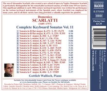 Domenico Scarlatti (1685-1757): Klaviersonaten Vol.11, CD