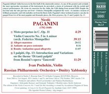 Niccolo Paganini (1782-1840): Violinkonzert Nr.5, CD