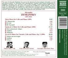Alexander von Zemlinsky (1871-1942): Sonate für Cello &amp; Klavier a-moll, CD