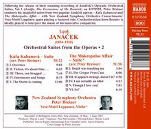 Leos Janacek (1854-1928): Orchestersuiten aus Opern Vol.2, CD