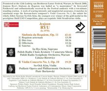 Jeajoon Ryu (geb. 1970): Sinfonia da Requiem op.11, CD