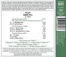 Bright Sheng (geb. 1955): Spring Dreams für Violine &amp; Chinesisches Orchester, CD