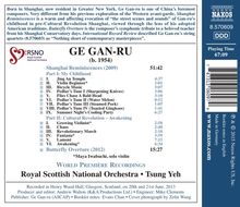 Ge Gan-Ru (geb. 1954): Shanghai Reminiscences, CD