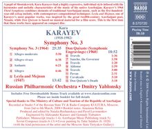 Kara Karayev (1918-1982): Symphonie Nr.3, CD