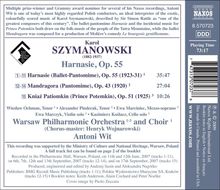 Karol Szymanowski (1882-1937): Harnasie op.55 (Ballett-Pantomime), CD
