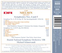 Carl Nielsen (1865-1931): Symphonien Nr.4 &amp; 5, CD