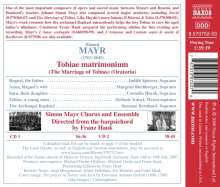 Johann Simon (Giovanni Simone) Mayr (1763-1845): Tobiae matrimonium (Oratorium), 2 CDs
