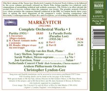 Igor Markevitch (1912-1983): Sämtliche Orchesterwerke Vol.1, CD