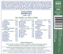 Louis Antoine Dornel (1685-1765): 6 Suiten en Trio (1709), CD