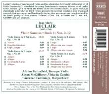 Jean Marie Leclair (1697-1764): Sonaten für Violine &amp; Bc Heft 1 Nr.9-12 (op.1 Nr.9-12), CD