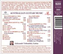 Aleksandr Tsiboulski - Australian Guitar Music, CD