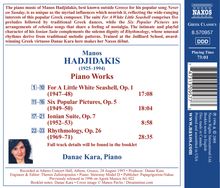 Manos Hadjidakis (1925-1994): Klavierwerke, CD