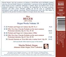 Max Reger (1873-1916): Sämtliche Orgelwerke Vol.10, CD