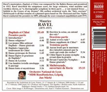 Maurice Ravel (1875-1937): Daphnis et Chloe (Ges.-Aufn.), CD