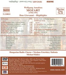 Wolfgang Amadeus Mozart (1756-1791): Don Giovanni (Ausz.), DVD-Audio
