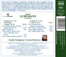 Robert Schumann (1810-1856): Symphonien Nr.1 &amp; 2, CD