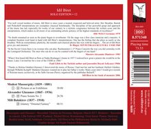 Idil Biret - Solo Edition Vol.12 / Mussorgsky, Glasunow, Balakireff, CD